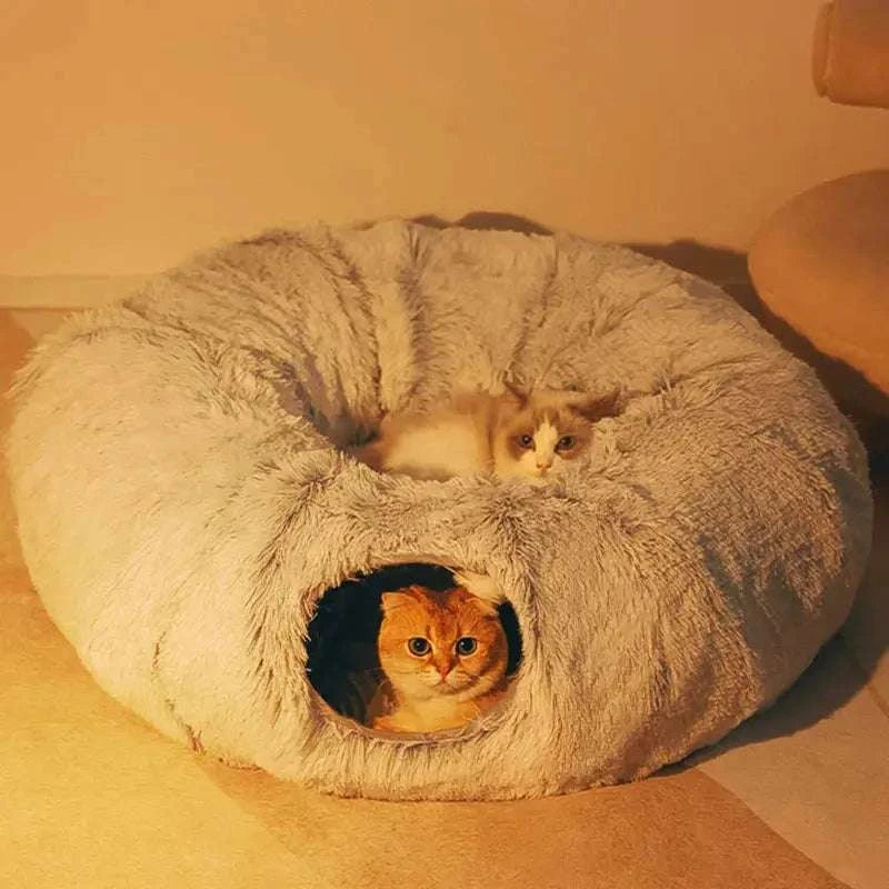 2 In 1 Round Cat Tunnel Bed2 In 1 Round Cat Tunnel BedPaws And PensWhy Choose the 2 In 1 Round Cat Tunnel Bed
Introducing the 2 In 1 Round Cat Tunnel Bed, the ultimate cozy hideaway and playtime paradise for your feline friend. ThisPaws and pens