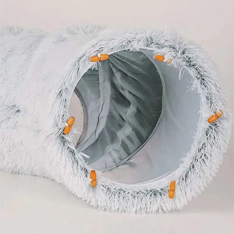 2 In 1 Round Cat Tunnel Bed2 In 1 Round Cat Tunnel BedPaws And PensWhy Choose the 2 In 1 Round Cat Tunnel Bed
Introducing the 2 In 1 Round Cat Tunnel Bed, the ultimate cozy hideaway and playtime paradise for your feline friend. ThisPaws and pens