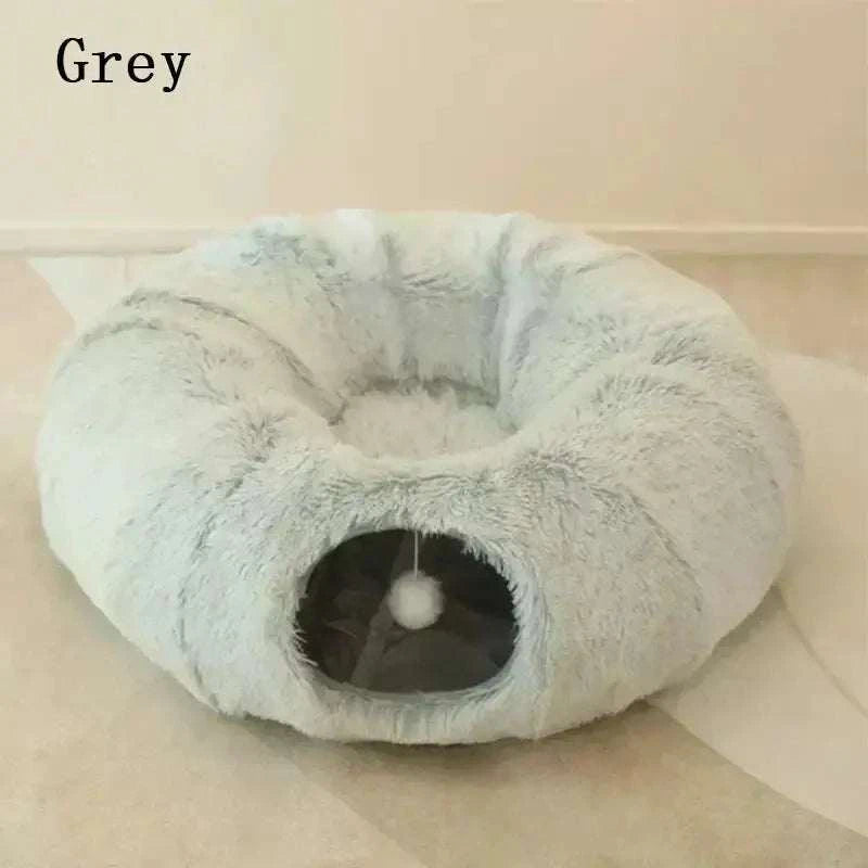 2 In 1 Round Cat Tunnel Bed2 In 1 Round Cat Tunnel BedPaws And PensWhy Choose the 2 In 1 Round Cat Tunnel Bed
Introducing the 2 In 1 Round Cat Tunnel Bed, the ultimate cozy hideaway and playtime paradise for your feline friend. ThisPaws and pens