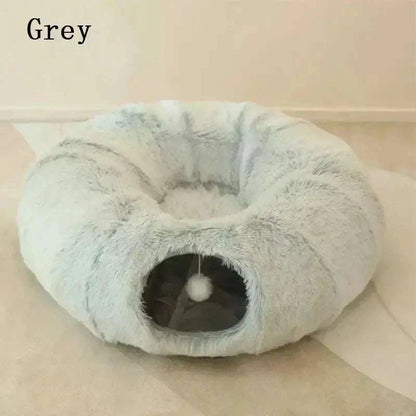 2 In 1 Round Cat Tunnel Bed2 In 1 Round Cat Tunnel BedPaws And PensWhy Choose the 2 In 1 Round Cat Tunnel Bed
Introducing the 2 In 1 Round Cat Tunnel Bed, the ultimate cozy hideaway and playtime paradise for your feline friend. ThisPaws and pens