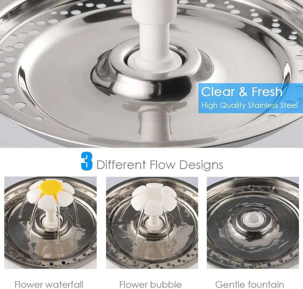 2.4L Automatic Cat Water Fountain2.4L Automatic Cat Water FountainPaws And PensThe New Drinking Fountain Is Finally Here!
Say goodbye to ineffective water bowls that contaminate water with hair and toxic bacteria from the floor. These outdated Paws and pens