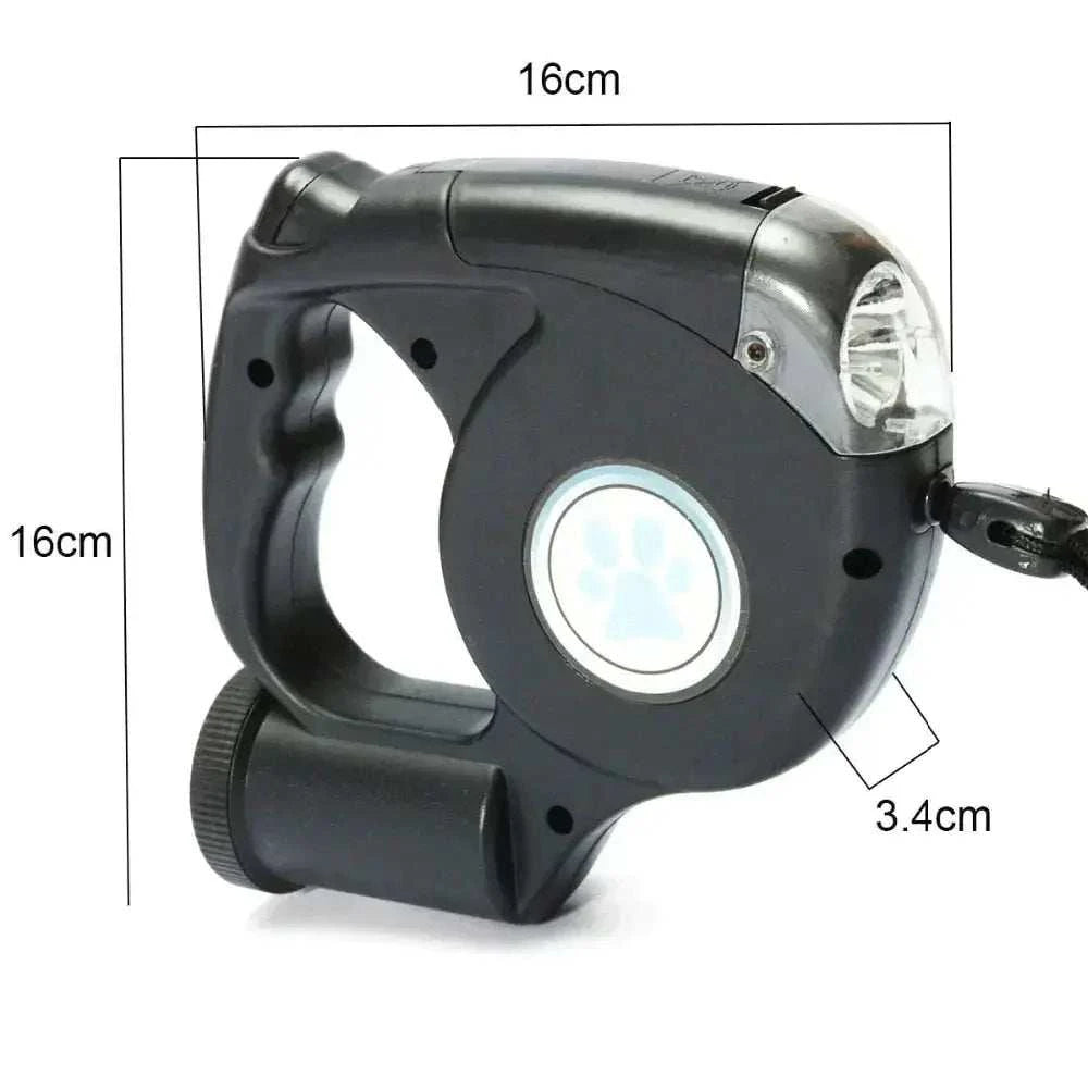 3 in 1 Dog Leash3 in 1 Dog LeashPaws And PensWalking your dog should be a fun, confident experience for both you and your best friend. Have yourself this innovative retractable pet leash that you will never regPaws and pens