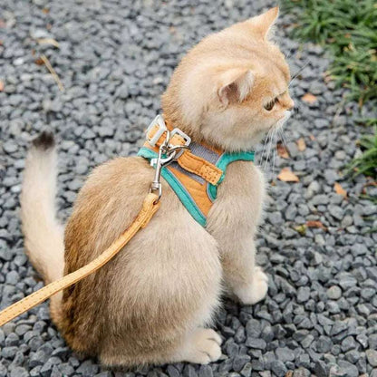 Adjustable Cat Harness SetAdjustable Cat Harness SetPaws And PensWhy an Adjustable Cat Harness is Essential

TAKING YOUR CAT OUTSIDE HAS NEVER BEEN SO CONVENIENT!
This cat leash is made of high-quality materials, so you can safelyPaws and pens