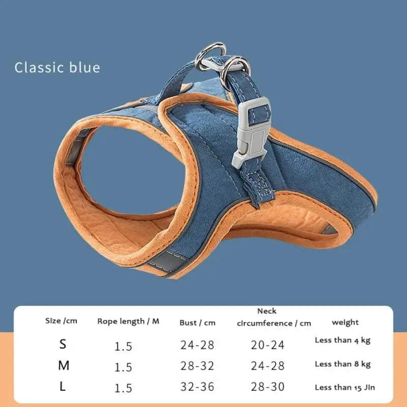 Adjustable Cat Harness SetAdjustable Cat Harness SetPaws And PensWhy an Adjustable Cat Harness is Essential

TAKING YOUR CAT OUTSIDE HAS NEVER BEEN SO CONVENIENT!
This cat leash is made of high-quality materials, so you can safelyPaws and pens