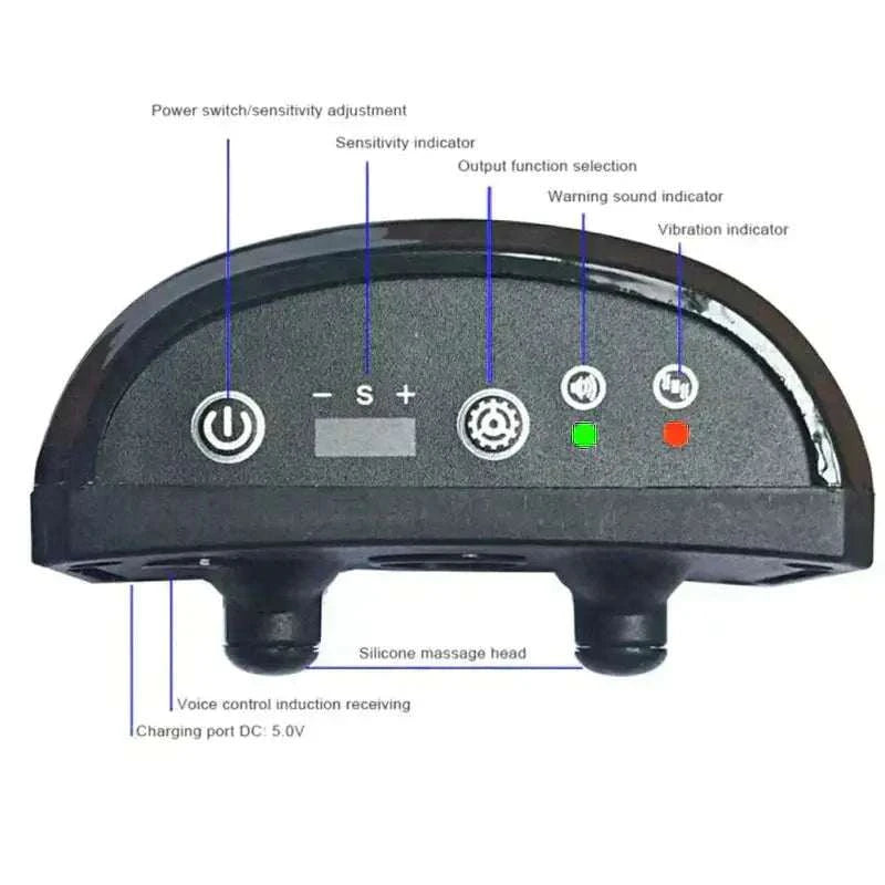 Anti-Bark Dog CollarAnti-Bark Dog CollarPaws And PensAnti-Bark Dog Collar
Dog training collar with bark control helps decreases the dog's barking by the automatic performance of sound and vibration. Beeps and vibrationPaws and pens