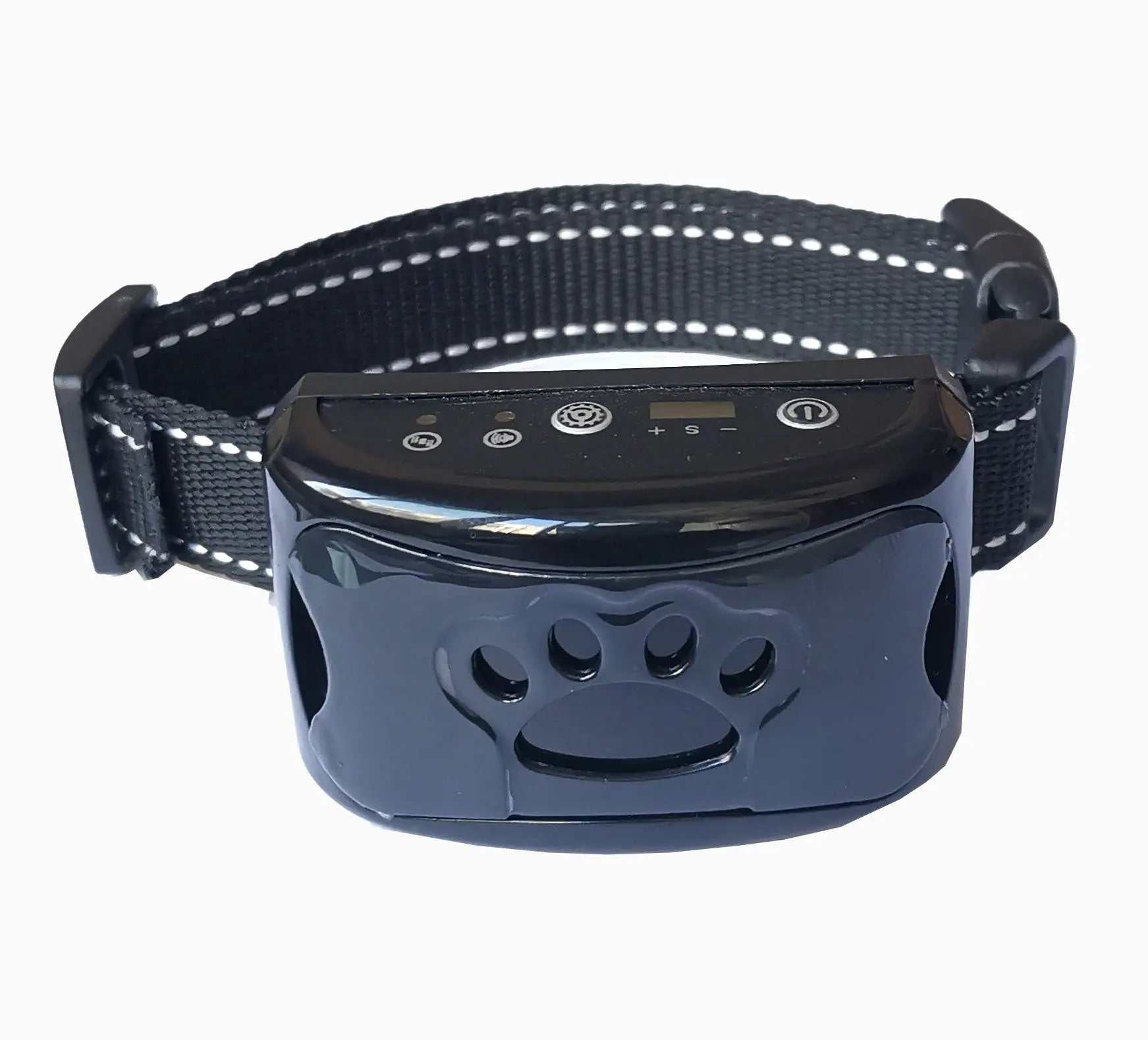 Anti-Bark Dog CollarAnti-Bark Dog CollarPaws And PensAnti-Bark Dog Collar
Dog training collar with bark control helps decreases the dog's barking by the automatic performance of sound and vibration. Beeps and vibrationPaws and pens
