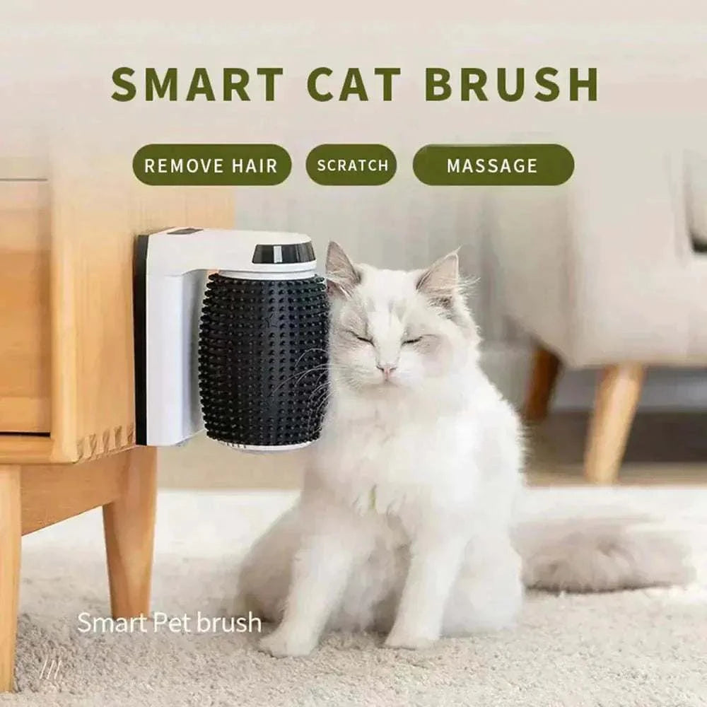 Automatic Cat Self GroomerAutomatic Cat Self GroomerPaws And PensWhy Choose an Automatic Cat Self Groomer?
High-quality Material: ABS+silicone. The silicone bristles are thick and have enough friction to rub comfortably, ensuring Paws and pens