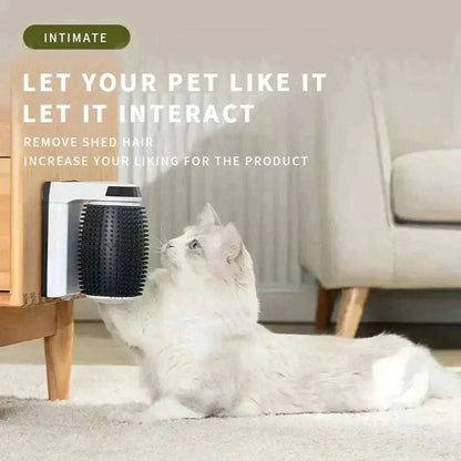 Automatic Cat Self GroomerAutomatic Cat Self GroomerPaws And PensWhy Choose an Automatic Cat Self Groomer?
High-quality Material: ABS+silicone. The silicone bristles are thick and have enough friction to rub comfortably, ensuring Paws and pens