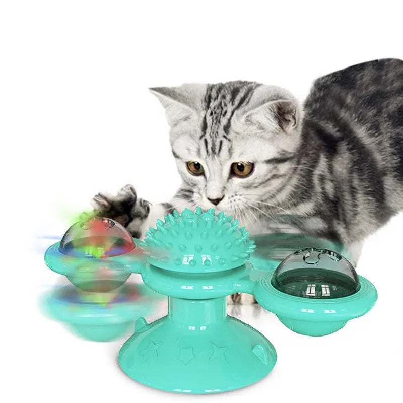 Cat Windmill ToyCat Windmill ToyPaws And PensWant To Keep Your Cat Excited?
Playing for our cat is essential not only for health reasons (keeping fit and avoiding being overweight) but also to avoid behavioral Paws and pens