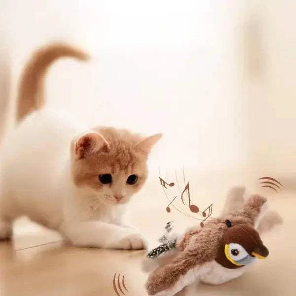 Chirping Flapping Bird Cat ToyChirping Flapping Bird ToyPaws And PensWhy Choose an Interactive Bird Cat Toy?
Keep your cat entertained with the Chirping Flapping Bird Toy – a realistic, interactive playtime companion that’s sure to spPaws And Pens