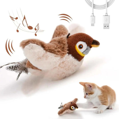 Chirping Flapping Bird Cat ToyChirping Flapping Bird ToyPaws And PensWhy Choose an Interactive Bird Cat Toy?
Keep your cat entertained with the Chirping Flapping Bird Toy – a realistic, interactive playtime companion that’s sure to spPaws And Pens