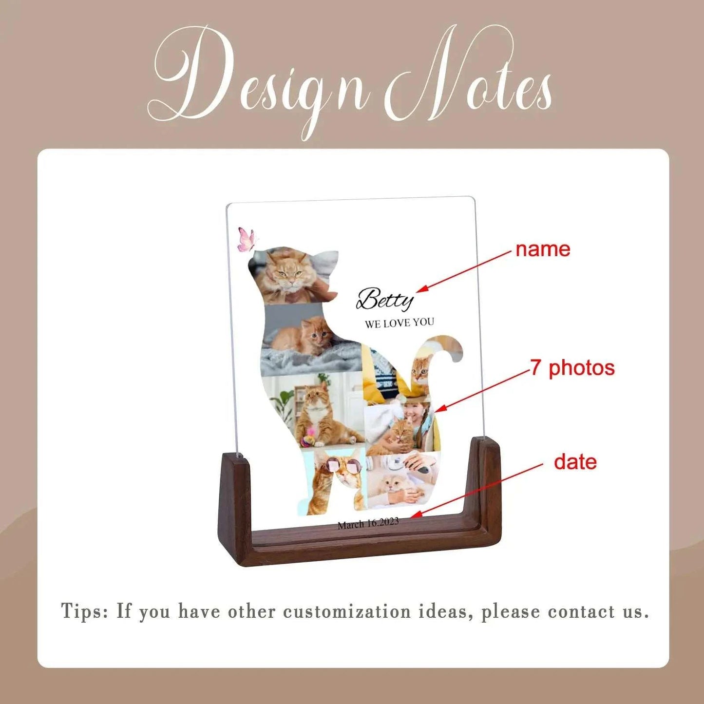 Collage Frame for Cat LoverCollage Frame for Cat LoverPaws And PensWhy Choose a Pet Themed Collage Frame
Showcase your love for cats with a collage frame, perfect for displaying all your favorite feline memories in one beautiful, pePaws And Pens