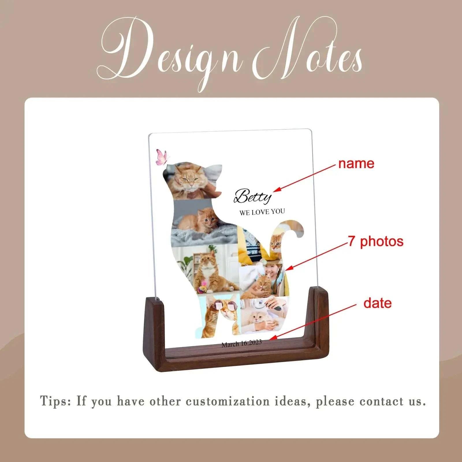 Collage Frame for Cat LoverCollage Frame for Cat LoverPaws And PensWhy Choose a Pet Themed Collage Frame
Showcase your love for cats with a collage frame, perfect for displaying all your favorite feline memories in one beautiful, pePaws And Pens
