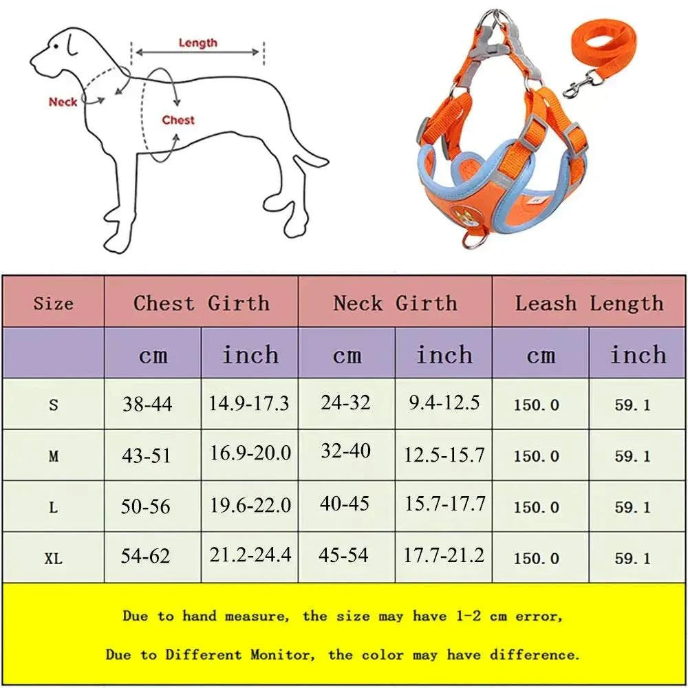 Dog Harness with Leash SetDog Harness with Leash SetPaws And PensWhy Choose a Dog Harness with Leash Set
Safety and comfort come first in your pet's life.
The comfort of your dog is our priority, and that's why we launched this rePaws and pens