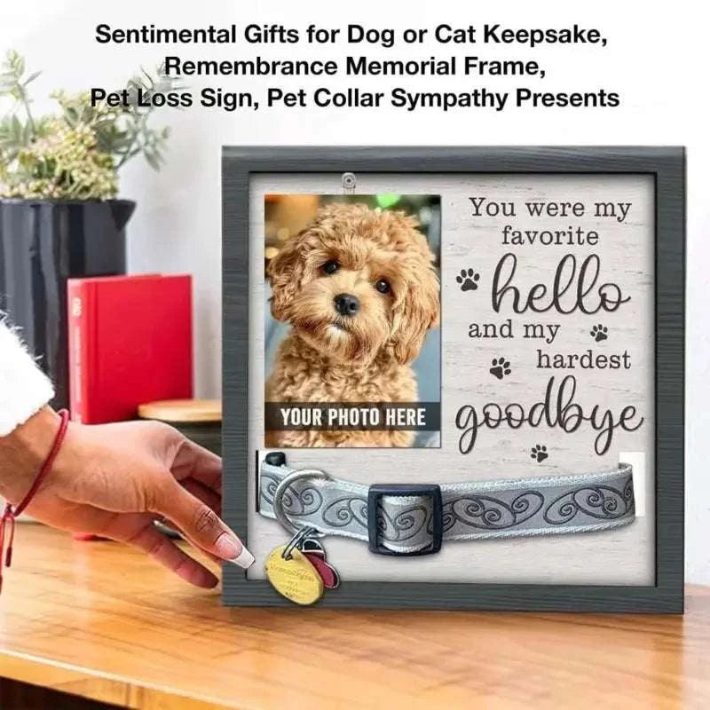 Dog Memorials Picture FrameDog Memorials Picture FramePaws And PensWhy Choose a Dog Memorials Picture Frame?
Preserve your dog’s memory with a heartfelt memorial picture frame, showcasing their spirit in a lasting tribute.

PersonalPaws And Pens