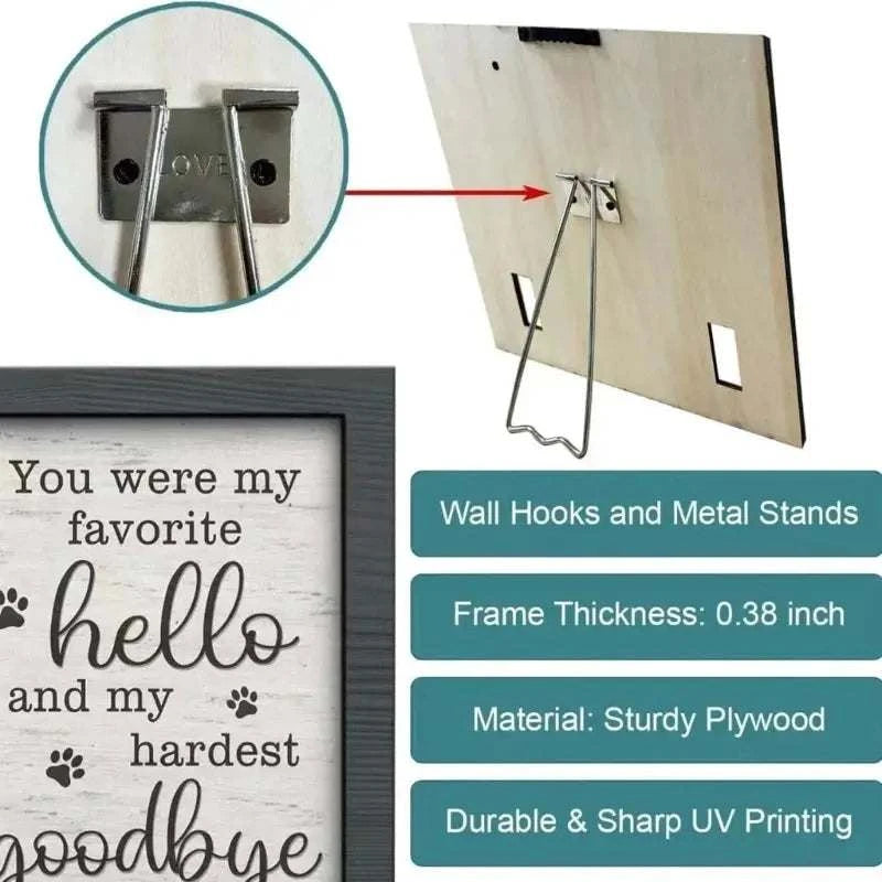 Dog Memorials Picture FrameDog Memorials Picture FramePaws And PensWhy Choose a Dog Memorials Picture Frame?
Preserve your dog’s memory with a heartfelt memorial picture frame, showcasing their spirit in a lasting tribute.

PersonalPaws And Pens