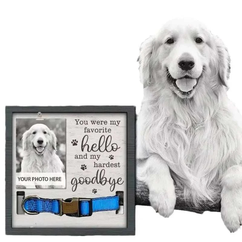 Dog Memorials Picture FrameDog Memorials Picture FramePaws And PensWhy Choose a Dog Memorials Picture Frame?
Preserve your dog’s memory with a heartfelt memorial picture frame, showcasing their spirit in a lasting tribute.

PersonalPaws And Pens