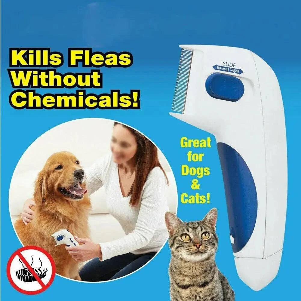 Electric flea Comb Anti Lice Comb Tools CombPetsElectric flea CombPaws And PensIRRITATION BE GONE!
Electric Anti Lice Comb Tools and ticks can cause incredible discomfort and even transfer diseases to your beloved Pets. Electric flea Comb

ParaPaws And Pens