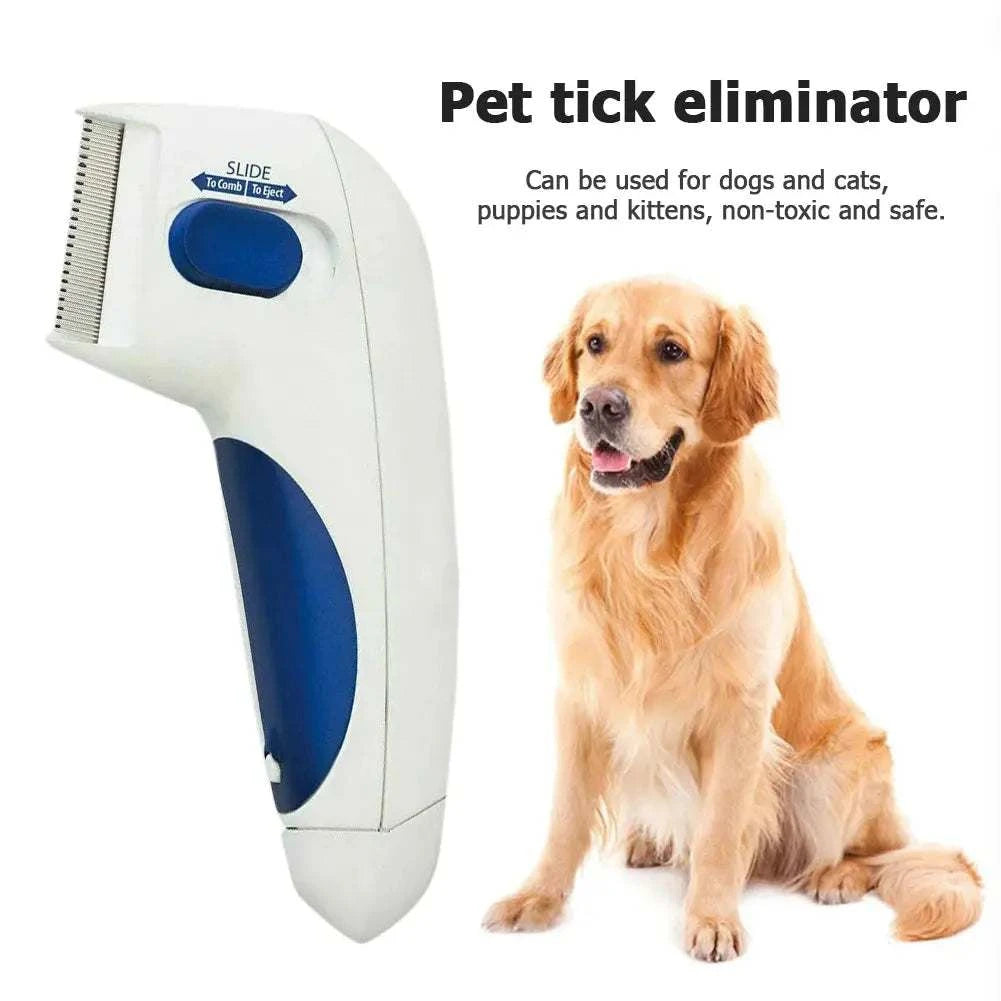Electric flea Comb Anti Lice Comb Tools CombPetsElectric flea CombPaws And PensIRRITATION BE GONE!
Electric Anti Lice Comb Tools and ticks can cause incredible discomfort and even transfer diseases to your beloved Pets. Electric flea Comb

ParaPaws And Pens