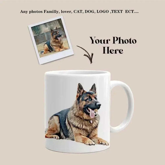 Personalised Dog Photo MugPersonalised Dog Photo MugPaws And PensWhy Choose a Custom Dog Photo Mug?
Sip in memory of your furry friend with a personalized dog photo mug, a perfect keepsake to cherish every moment.

Customizable DePaws And Pens