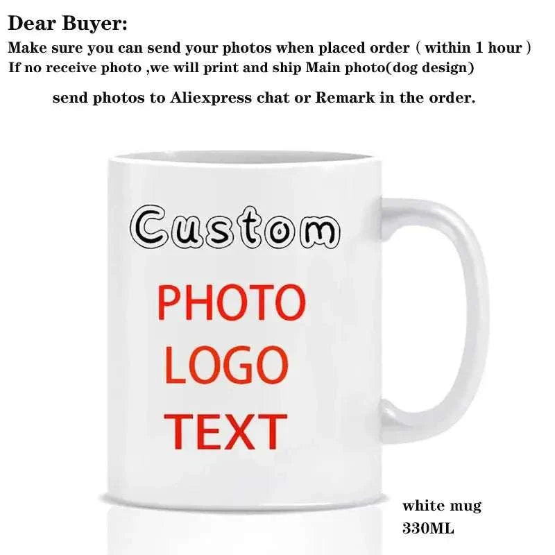Personalised Dog Photo MugPersonalised Dog Photo MugPaws And PensWhy Choose a Custom Dog Photo Mug?
Sip in memory of your furry friend with a personalized dog photo mug, a perfect keepsake to cherish every moment.

Customizable DePaws And Pens
