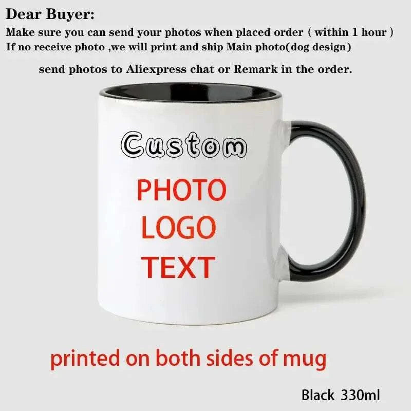 Personalised Dog Photo MugPersonalised Dog Photo MugPaws And PensWhy Choose a Custom Dog Photo Mug?
Sip in memory of your furry friend with a personalized dog photo mug, a perfect keepsake to cherish every moment.

Customizable DePaws And Pens