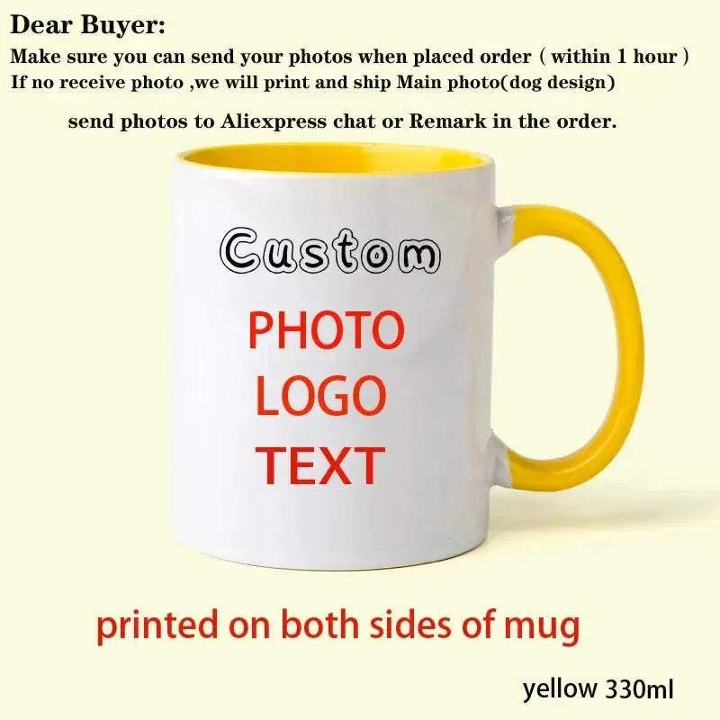 Personalised Dog Photo MugPersonalised Dog Photo MugPaws And PensWhy Choose a Custom Dog Photo Mug?
Sip in memory of your furry friend with a personalized dog photo mug, a perfect keepsake to cherish every moment.

Customizable DePaws And Pens