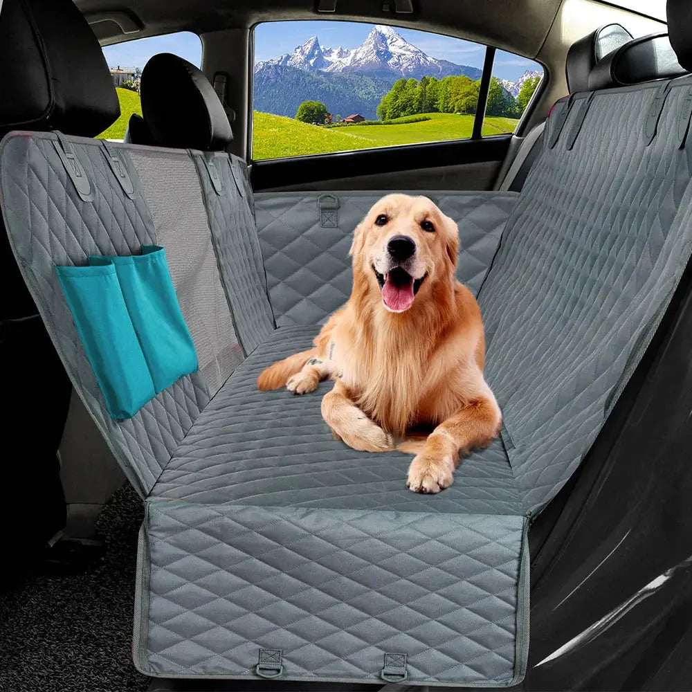 Pet Car Seat CoverPet Car Seat CoverPaws And PensWhy You Need a Pet Car Seat Cover
Visible Mesh Window
Provides your dog with better air circulation in Summer and Winter. Allows the dog to see you and outside clearPaws and pens