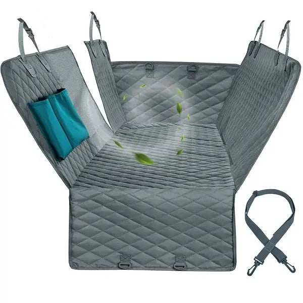 Pet Car Seat CoverPet Car Seat CoverPaws And PensWhy You Need a Pet Car Seat Cover
Visible Mesh Window
Provides your dog with better air circulation in Summer and Winter. Allows the dog to see you and outside clearPaws and pens