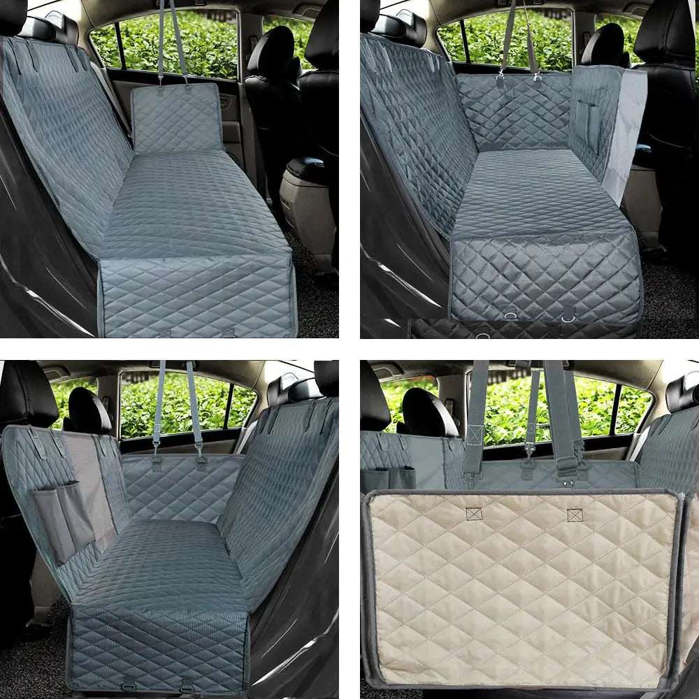 Pet Car Seat CoverPet Car Seat CoverPaws And PensWhy You Need a Pet Car Seat Cover
Visible Mesh Window
Provides your dog with better air circulation in Summer and Winter. Allows the dog to see you and outside clearPaws and pens