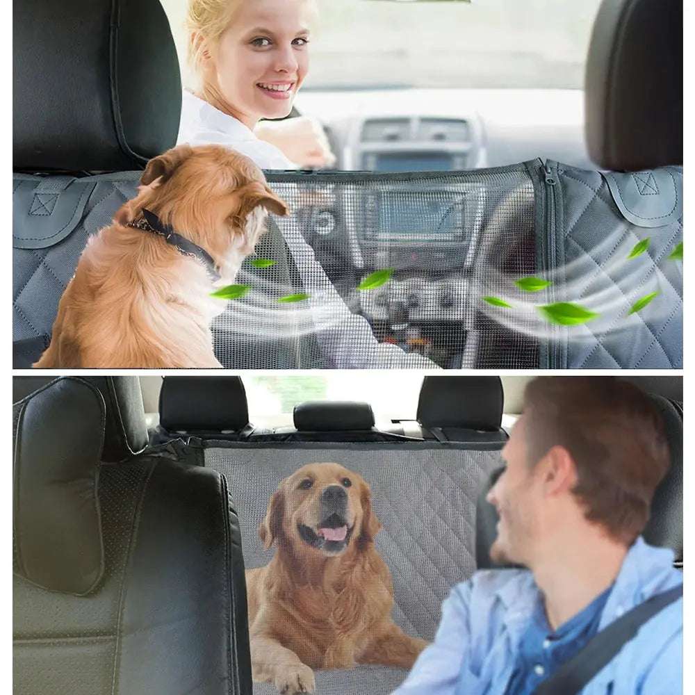 Pet Car Seat CoverPet Car Seat CoverPaws And PensWhy You Need a Pet Car Seat Cover
Visible Mesh Window
Provides your dog with better air circulation in Summer and Winter. Allows the dog to see you and outside clearPaws and pens