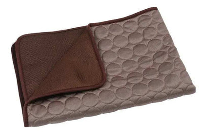 Pet Cooling MatPet Cooling MatPaws And PensPet Cooling Mat
 Stay dogs cool in hot weather with no water, refrigeration, or electricity needed. Made from non-toxic lightweight material, the pad is environment-Paws and pens