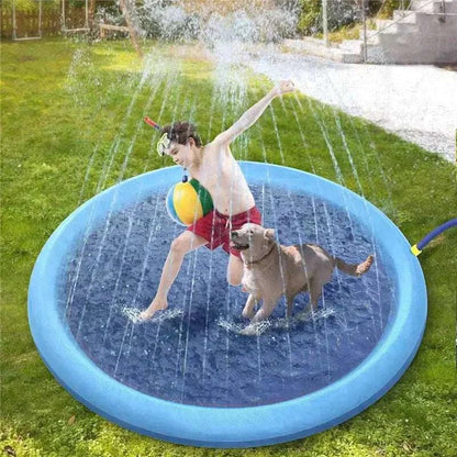 Pet Sprinkler PadPet Sprinkler PadPaws And PensIt’s The Perfect Way For Your Fur Babies To Splash Some Fun During Hot Summer Days!
No one likes to see their dog suffering from extreme heat. The truth is, that dogPaws and pens