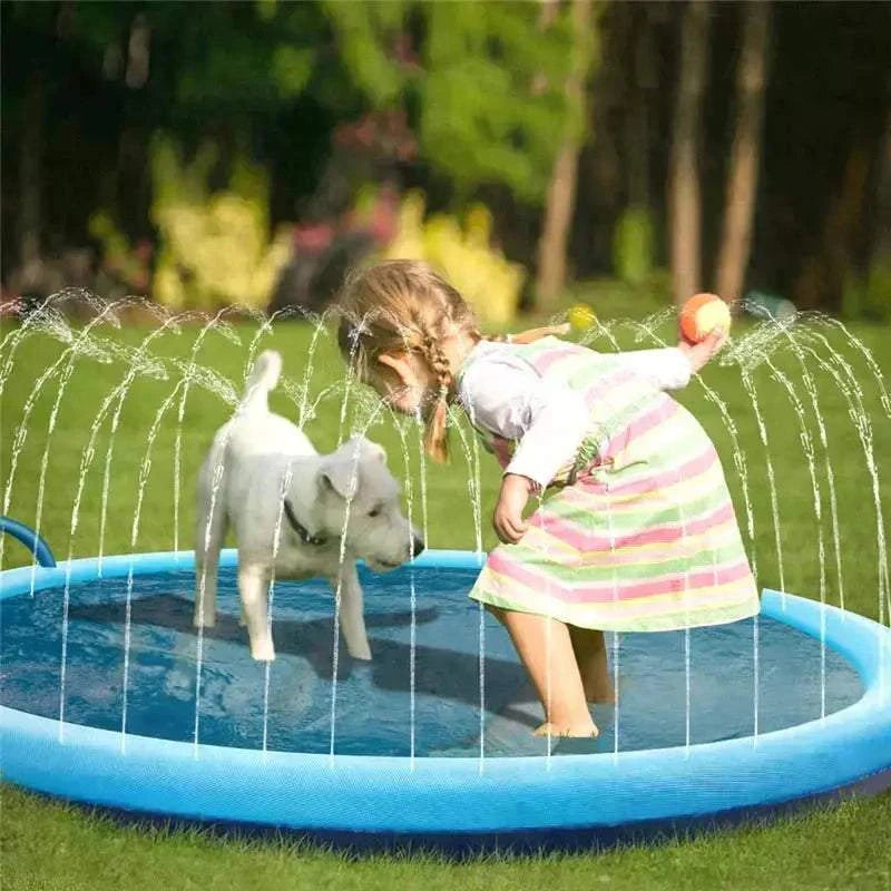 Pet Sprinkler PadPet Sprinkler PadPaws And PensIt’s The Perfect Way For Your Fur Babies To Splash Some Fun During Hot Summer Days!
No one likes to see their dog suffering from extreme heat. The truth is, that dogPaws and pens