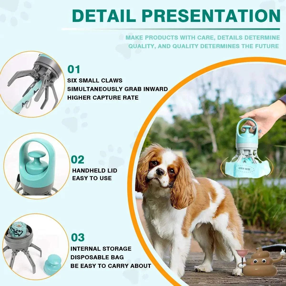 Portable Dog Pooper Scooper ShovelPooper scooperPaws And PensWhy You Need a Portable Pooper Scooper
A Portable Dog Pooper Scooper Shovel is a convenient tool designed for easy cleanup of dog waste while on the go.

Compact &amPaws And Pens