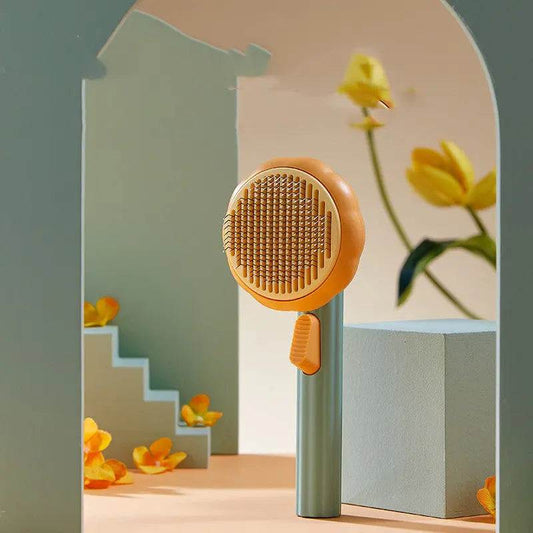 Pumpkin Pet BrushPumpkin Pet BrushPaws And PensWhy Choose the Pumpkin Pet Brush for Your Furry Friend?

YOUR FURRY FRIEND WILL LOVE THIS BRUSH!
This orange, round brush resembles the cutout top of a pumpkin, withPaws and pens