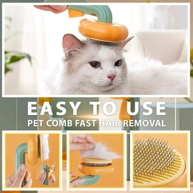 Pumpkin Pet BrushPumpkin Pet BrushPaws And PensWhy Choose the Pumpkin Pet Brush for Your Furry Friend?

YOUR FURRY FRIEND WILL LOVE THIS BRUSH!
This orange, round brush resembles the cutout top of a pumpkin, withPaws and pens