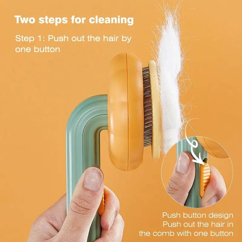 Pumpkin Pet BrushPumpkin Pet BrushPaws And PensWhy Choose the Pumpkin Pet Brush for Your Furry Friend?

YOUR FURRY FRIEND WILL LOVE THIS BRUSH!
This orange, round brush resembles the cutout top of a pumpkin, withPaws and pens