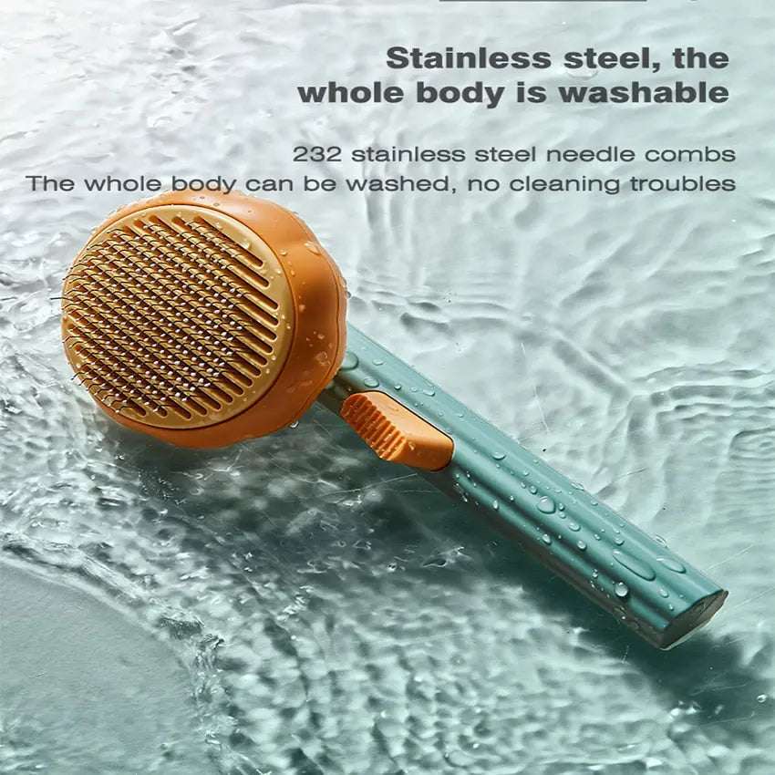 Pumpkin Pet BrushPumpkin Pet BrushPaws And PensWhy Choose the Pumpkin Pet Brush for Your Furry Friend?

YOUR FURRY FRIEND WILL LOVE THIS BRUSH!
This orange, round brush resembles the cutout top of a pumpkin, withPaws and pens