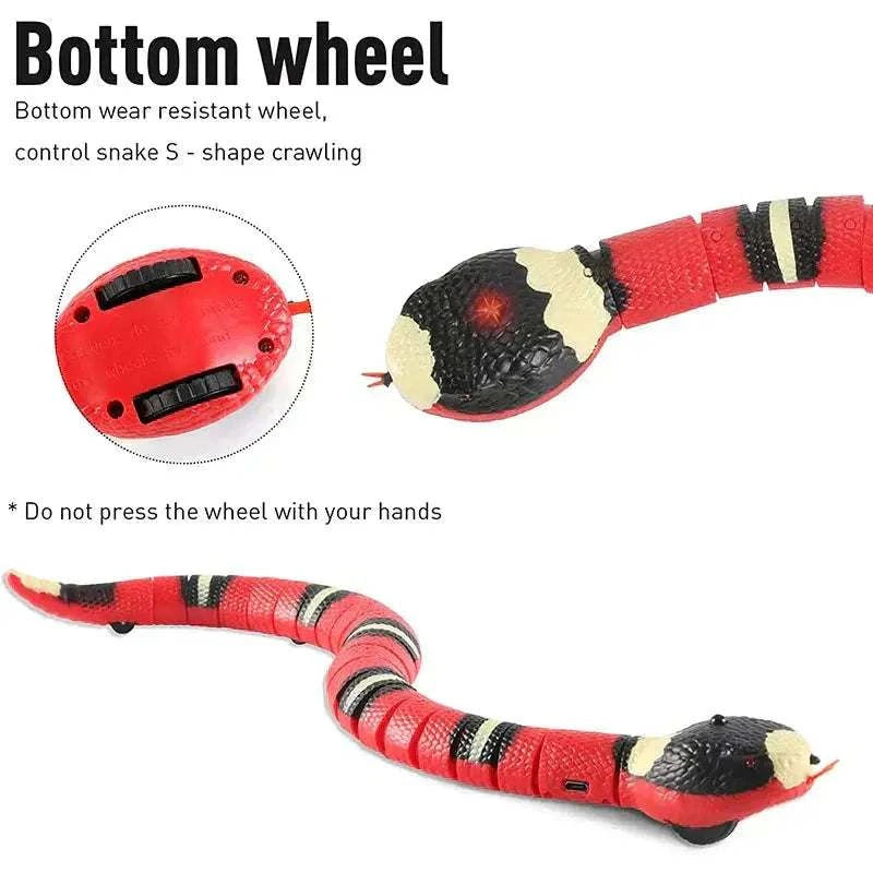 Smart Sensing Snake Cat ToySmart Sensing SnakePaws And PensWhy Choose an Interactive Snake Cat Toy?
The Smart Sensing Snake Cat Toy redefines playtime with its lifelike design, smart sensing technology, and diverse interactiPaws and pens