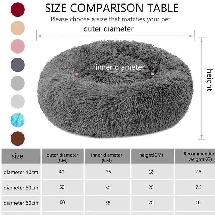 Soft Round Pet BedSoft Round Pet BedPaws And PensCozy round pet bed: Why it's a must-have for pets
Introducing the Soft Round Pet Bed one of the highest quality pet beds ever produced. Crafted with premium nylon faPaws and pens
